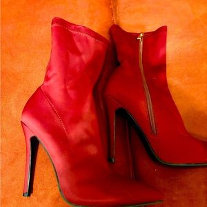 Cute high heel booties